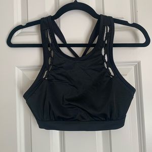 Athleta Highneck Swim Loop Top